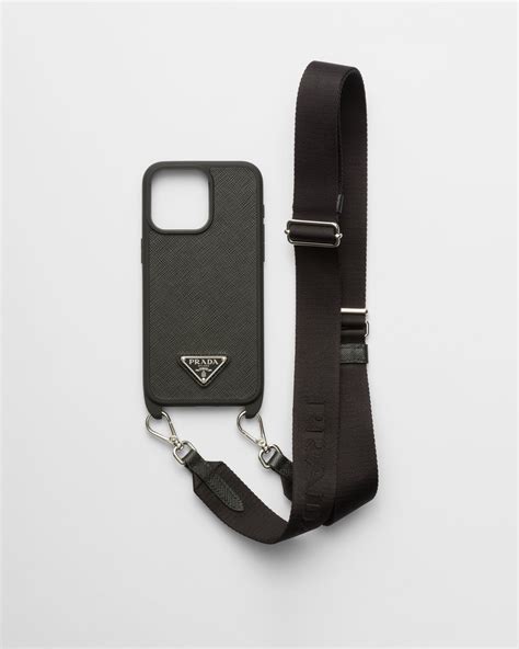 prada iphone pro max case|Saffiano leather cover for iPhone 15 Pro Max .